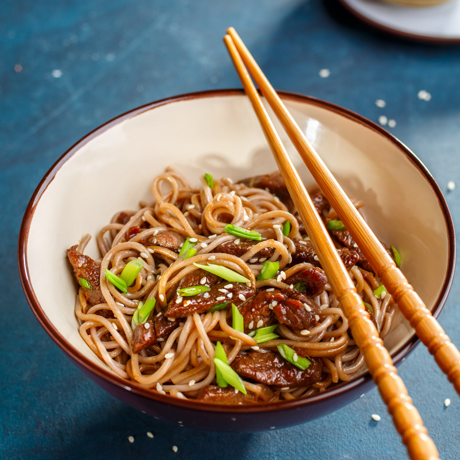 Sesame Beef Noodles