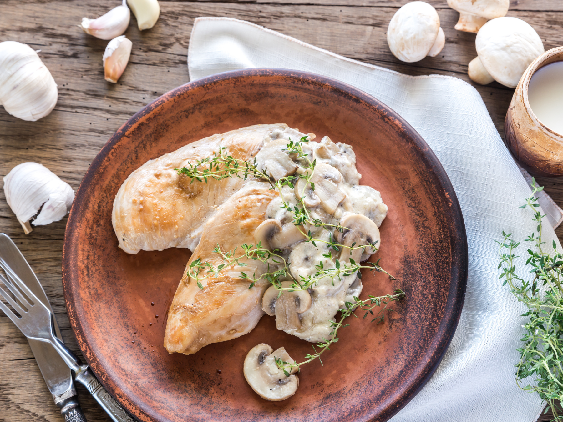 Garlic Mushroom Chicken