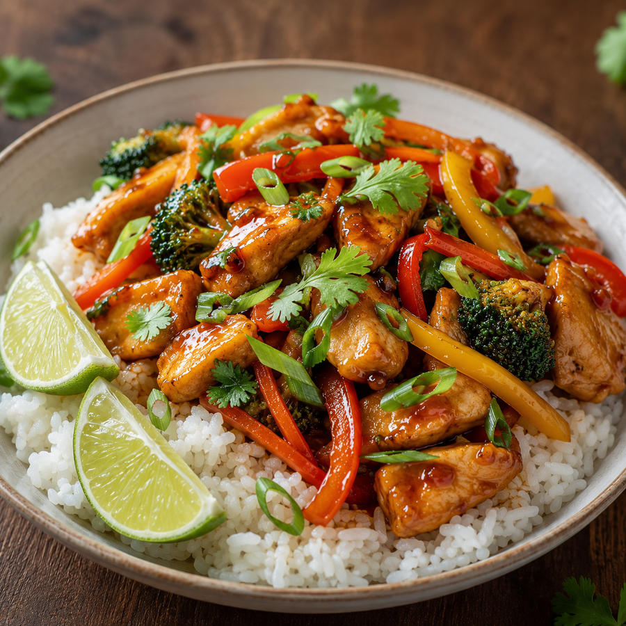Honey Lime Chicken Stir Fry