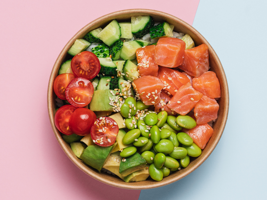 Japanese Salmon Bowl