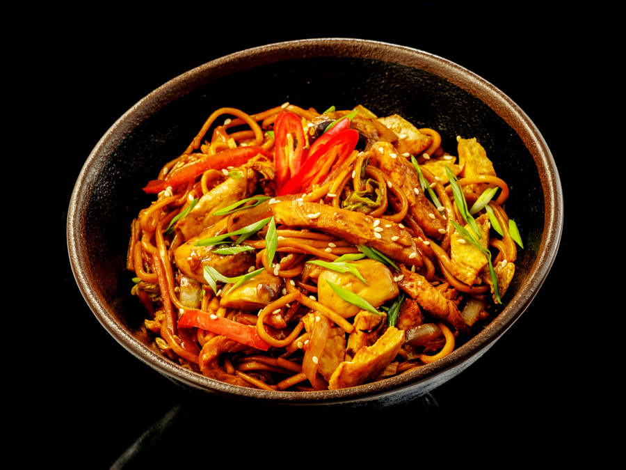Sticky Hoisin Noodles